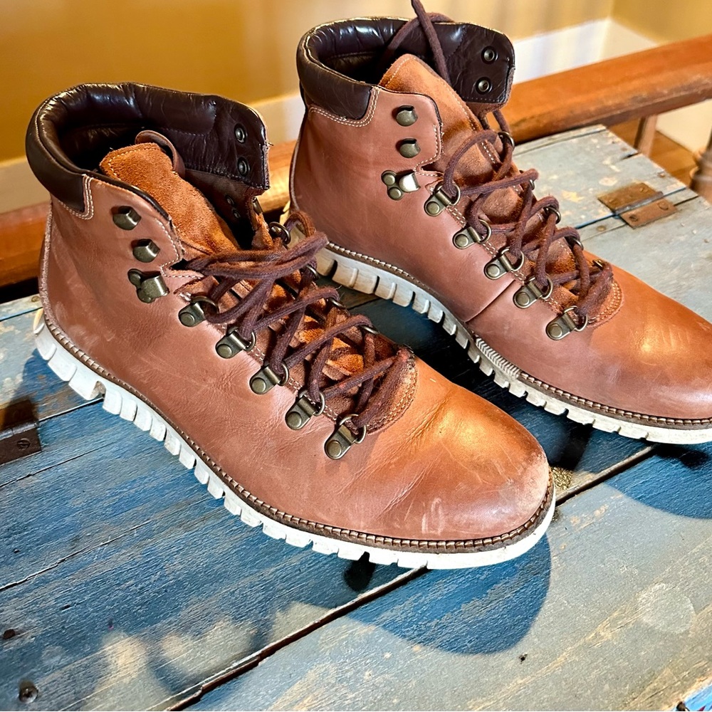 cole haan zero grand hiking boots.